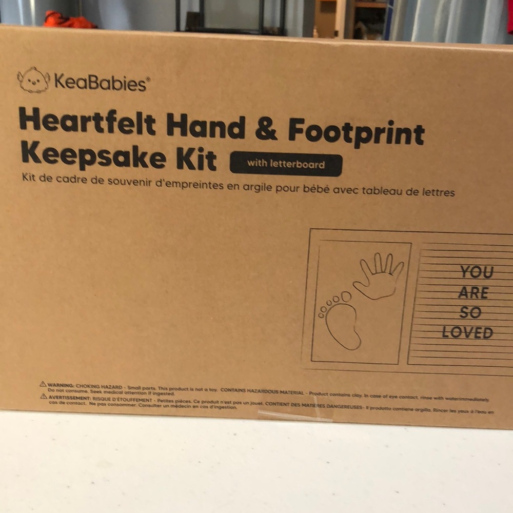 Hand and Footprint Keepsake Kit